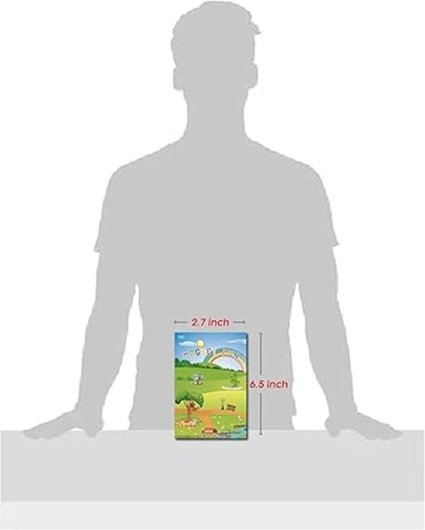 Pizarra magnética portátil para juegos con bonitos imanes_6