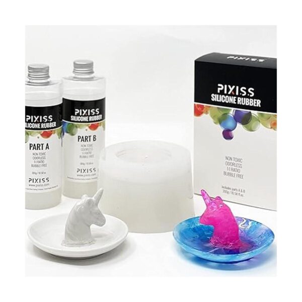 Pixiss Kit de fabricación de moldes de silicona goma de_6