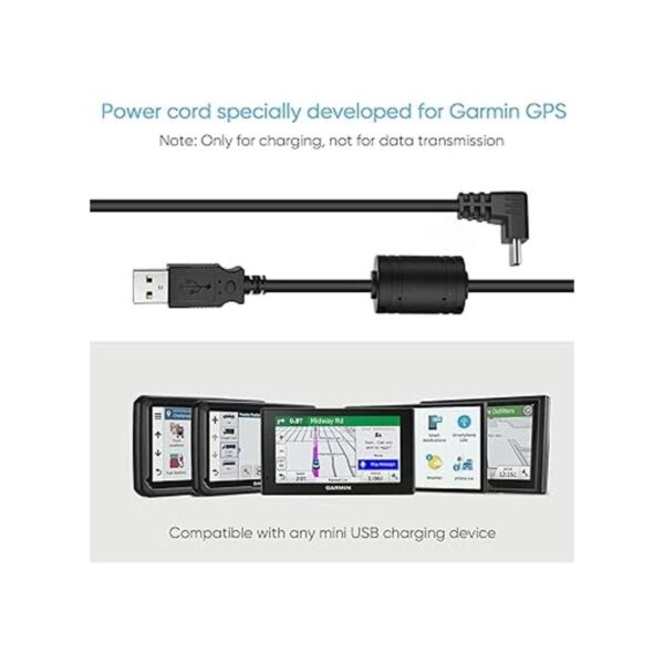PixelMan Cable de carga para Garmin GPS 18 AWG 5 pies