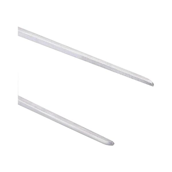 Pinzas extra largas de acero inoxidable pulido de 10.6