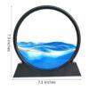Pintura de arena fluida paisaje natural 3D pintura
