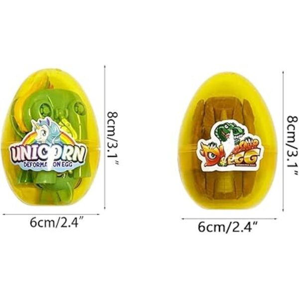 Pinkiwine 8 Pack Jumbo Unicorn Dinosaur Deformation Eggs_6