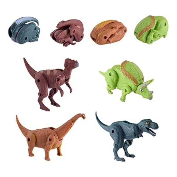 Pinkiwine 8 Pack Jumbo Unicorn Dinosaur Deformation Eggs_4