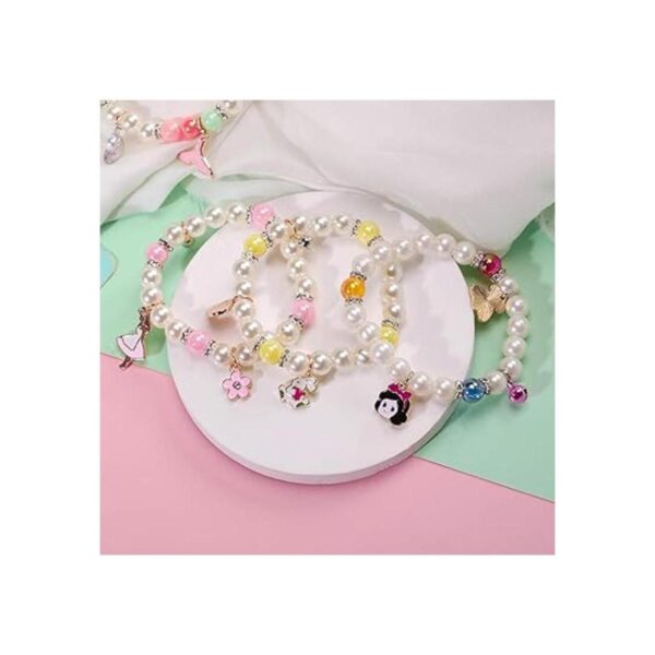 PinkSheep Pulseras de princesa de 10 piezas para niños y_4