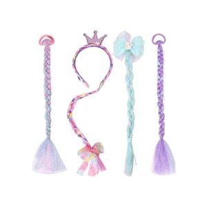 PinkSheep 4 piezas de unicornio sirena con purpurina_1