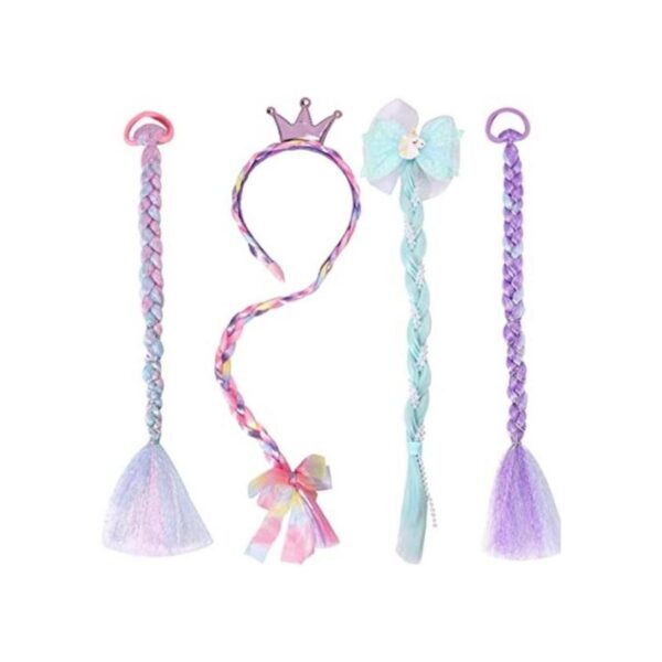 PinkSheep 4 piezas de unicornio sirena con purpurina_1