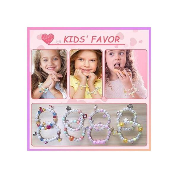 PinkSheep Pulseras de princesa de 10 piezas para niños y_3