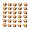 Pinhoollgo 200 cuentas espaciadoras en forma de corazón