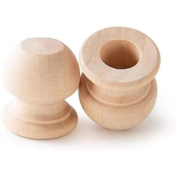Pinehurst Crafts Remates de madera para varilla 1116_1