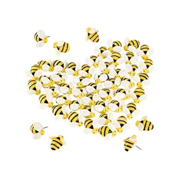 Pinchos de abeja lindas abejas pulgar tachuelas_1