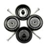 Pine Derby Car BSA Speed Wheels and Ejes Kit Torneado_1
