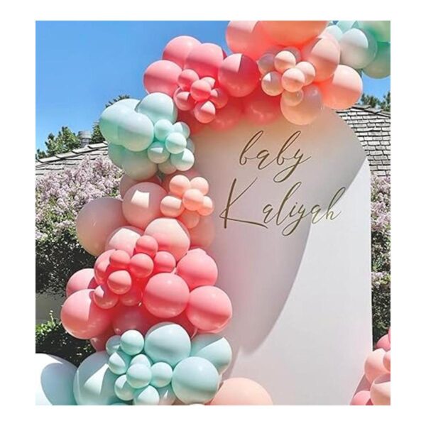 Pinbra Kit de guirnaldas de globos en colores pastel_2