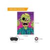 Pin the Eyeball on The Zombie Juego de fiesta de Halloween_2