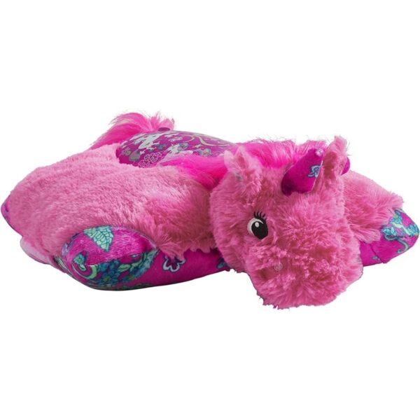 Pillow Pets Peluche colorido de unicornio rosa Sleeptime_3