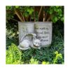 Piedras conmemorativas de ángel de gato marcadores de