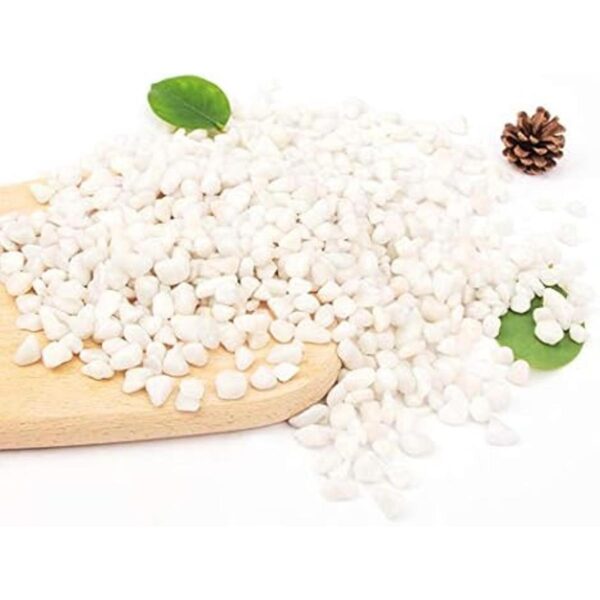 Piedras decorativas blancas de 18 libras para acuario