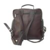 Piel Cuero Vertical Mochila Ordenador Chocolate 2620_4