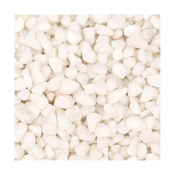 Piedras decorativas blancas de 18 libras para acuario