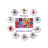 Piedras de imitación autoadhesivas para niños calcomanías