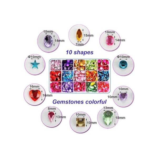 Piedras de imitación autoadhesivas para niños calcomanías