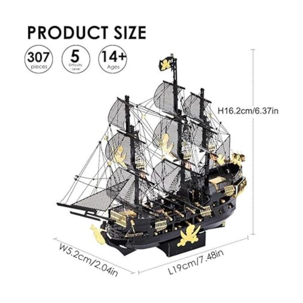Piececool Rompecabezas 3D para adultos kits de modelo de_4