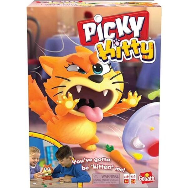 Picky Kitty The Feed The Kitty His Veggies Before He_1