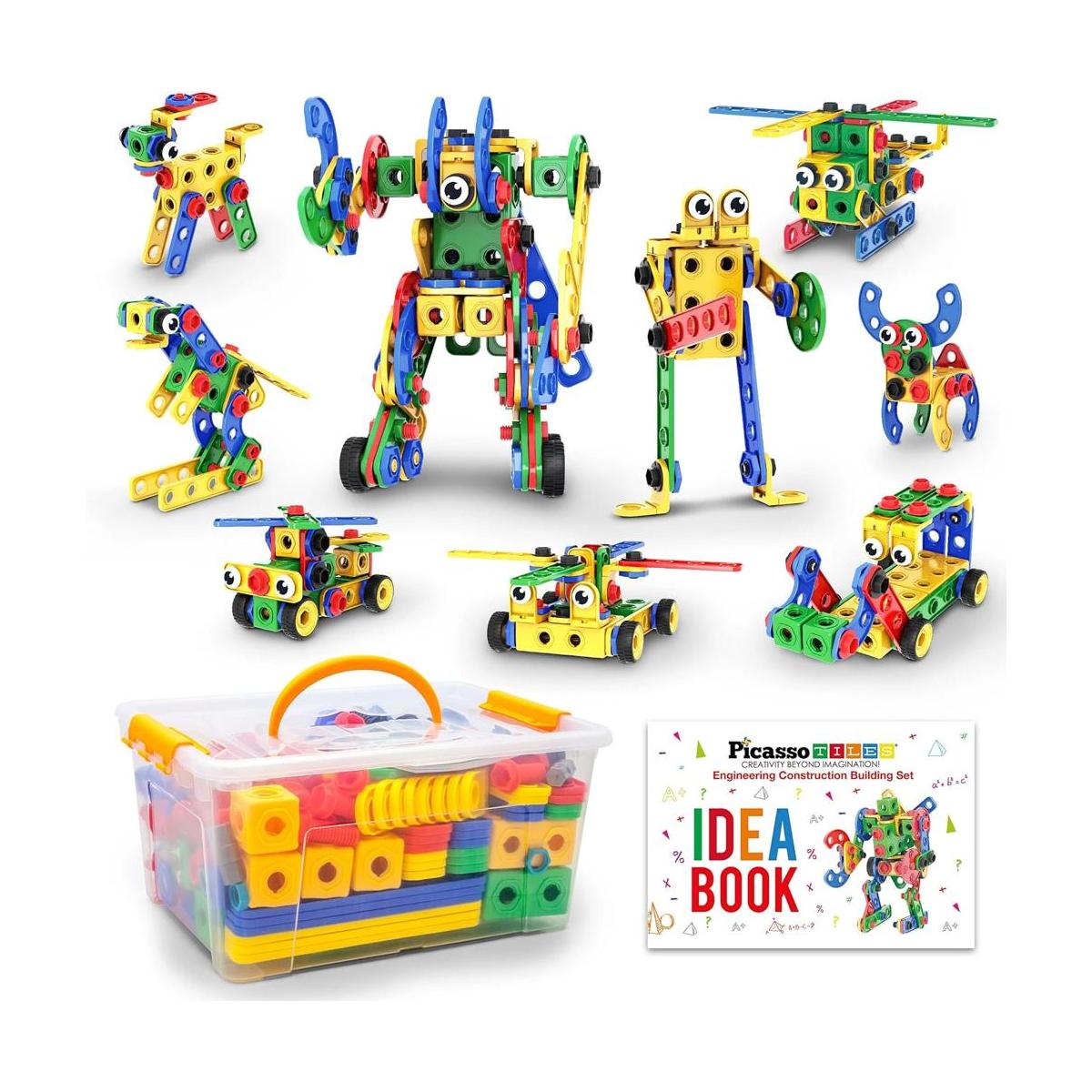PicassoTiles Juguetes de aprendizaje STEM de 201 piezas de