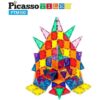 PicassoTiles Juego de 100 unidades de bloques de_3