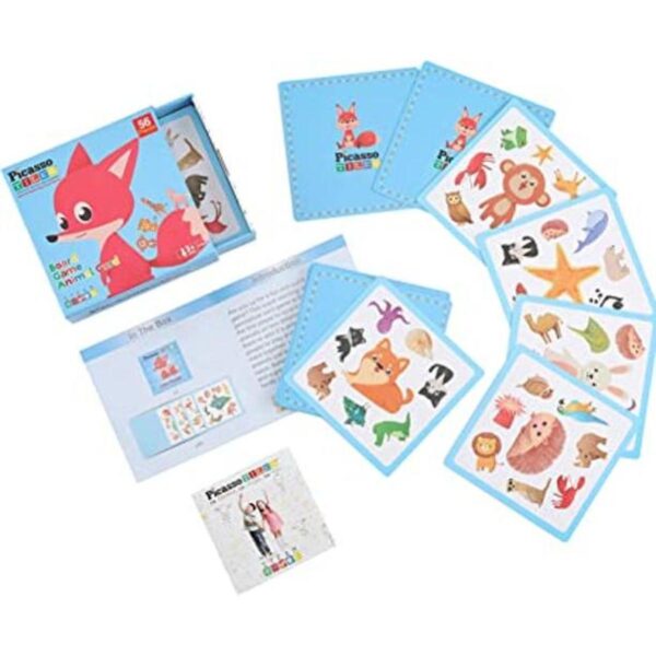 PicassoTiles Juego de 56 piezas de velocidad de animales_1