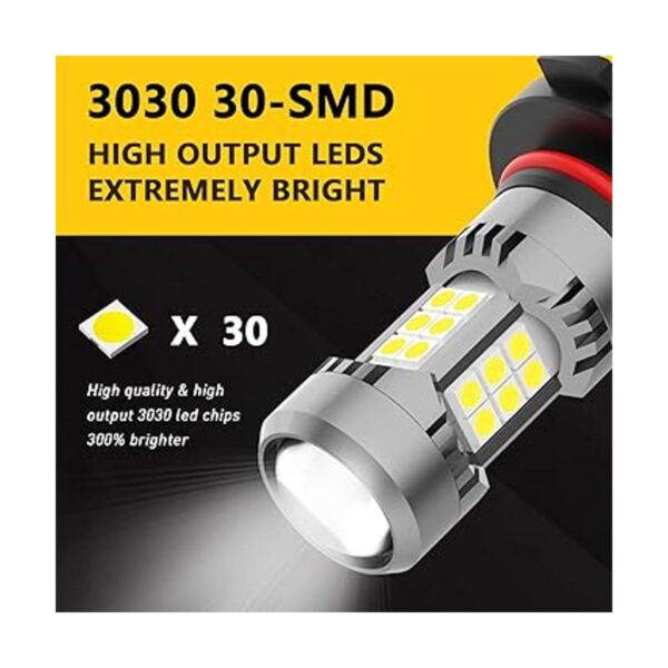 Phinlion Bombilla antiniebla LED de 3200 lúmenes H10 PY20D_2