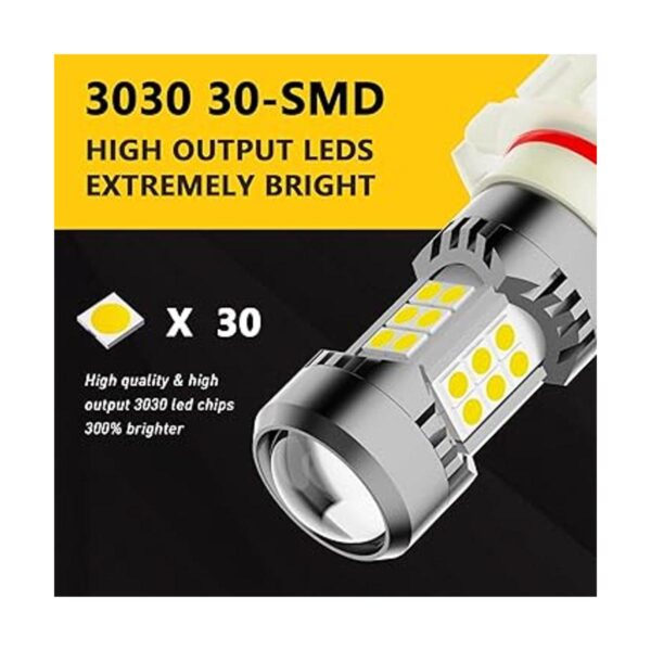 Phinlion 5202 PS24W Bombillas LED antiniebla de color_2
