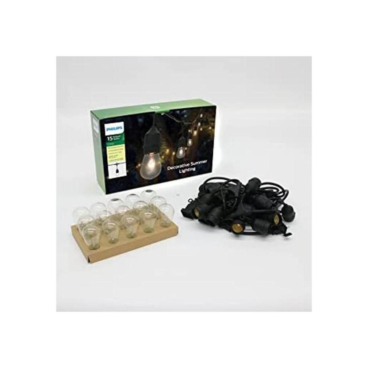 Philips Cadena de luces para exteriores de 29 pies con 15