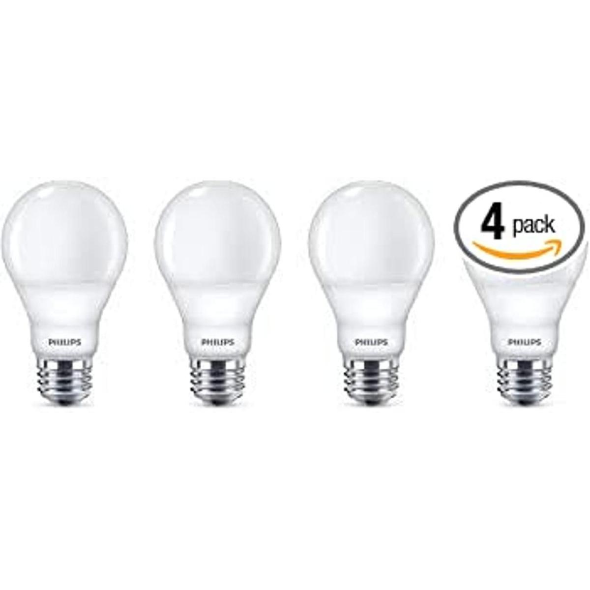 Philips Bombilla LED regulable A21 blanca suave con efecto