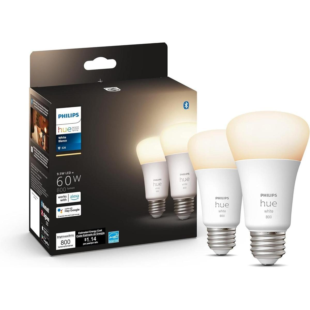 Philips Hue 476951 Bombilla inteligente 2 blanco suave