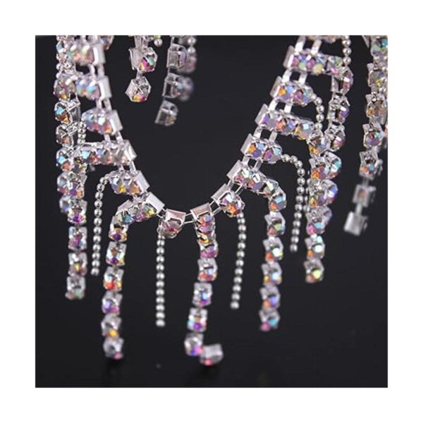 Phicmanlo 1 yarda de diamantes de imitación de cristal_5