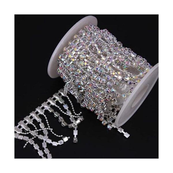 Phicmanlo 1 yarda de diamantes de imitación de cristal_4