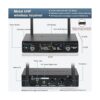 Phenyx Pro Sistema de micrófono inalámbrico de metal con_2