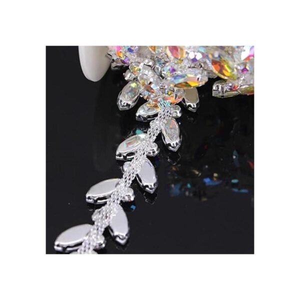 Phicmanlo Apliques de cadena de cierre de diamantes de_3