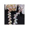 Phicmanlo Apliques de cadena de cierre de diamantes de_6