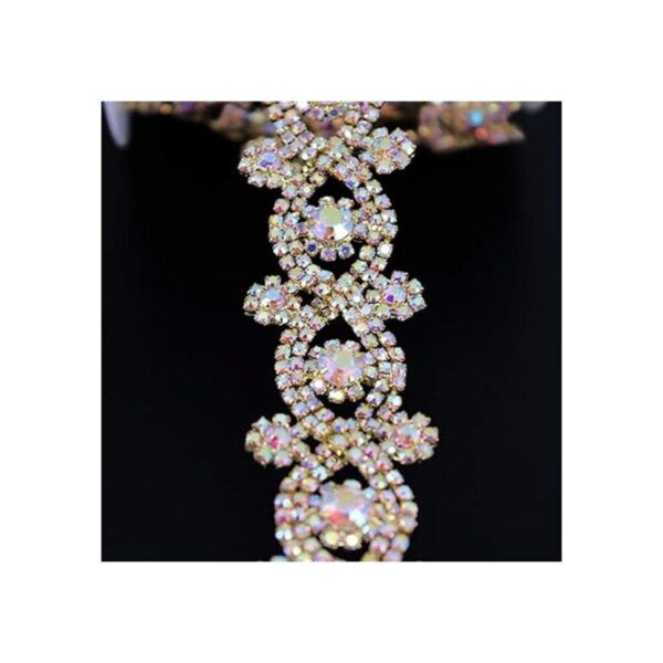Phicmanlo Apliques de cristal de 1 yarda para decorar_4