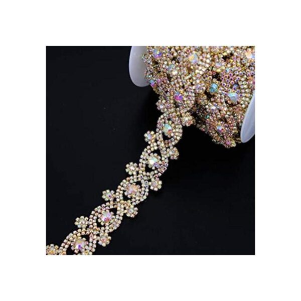 Phicmanlo Apliques de cristal de 1 yarda para decorar_1