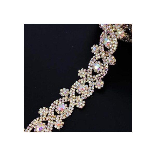 Phicmanlo Apliques de cristal de 1 yarda para decorar_2