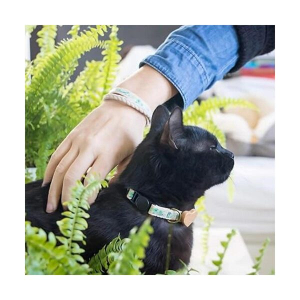 Pettsie Collar de gato Breakaway de seguridad con corazón_5