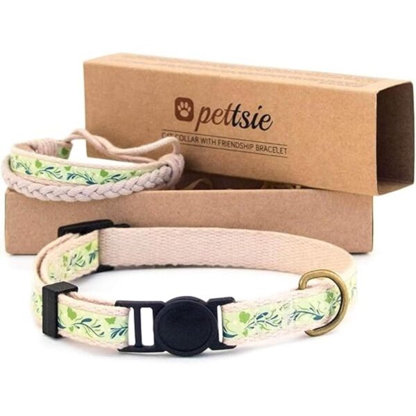 Pettsie Pulsera de amistad con collar de gato caja de_1