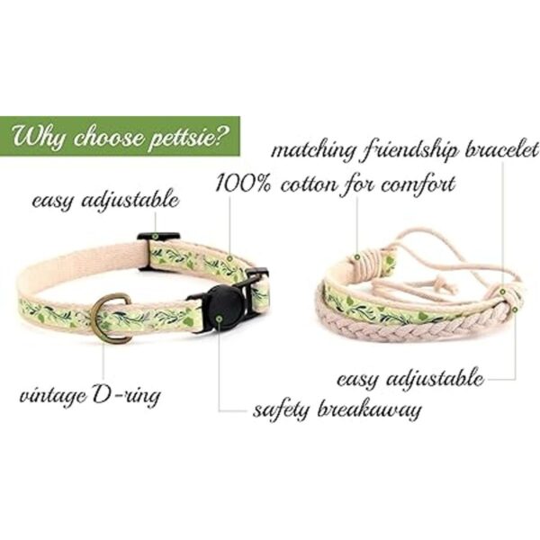 Pettsie Pulsera de amistad con collar de gato caja de_3