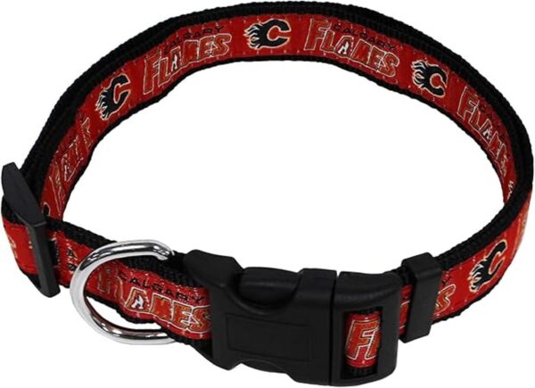 Pets First NHL Calgary Flames Collar para perros y gatos_1