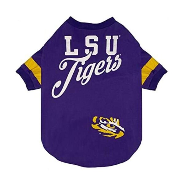Pets First LSU Puffer Camisetas para perros_1