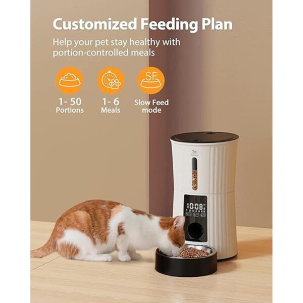 Petory Timed Automatic Cat Feeders 4L Programable Dry_2