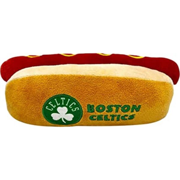 Pets First NBA New York Knicks Cheese Burger Plush Dog_1