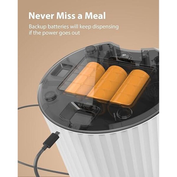 Petory Timed Automatic Cat Feeders 4L Programable Dry_4